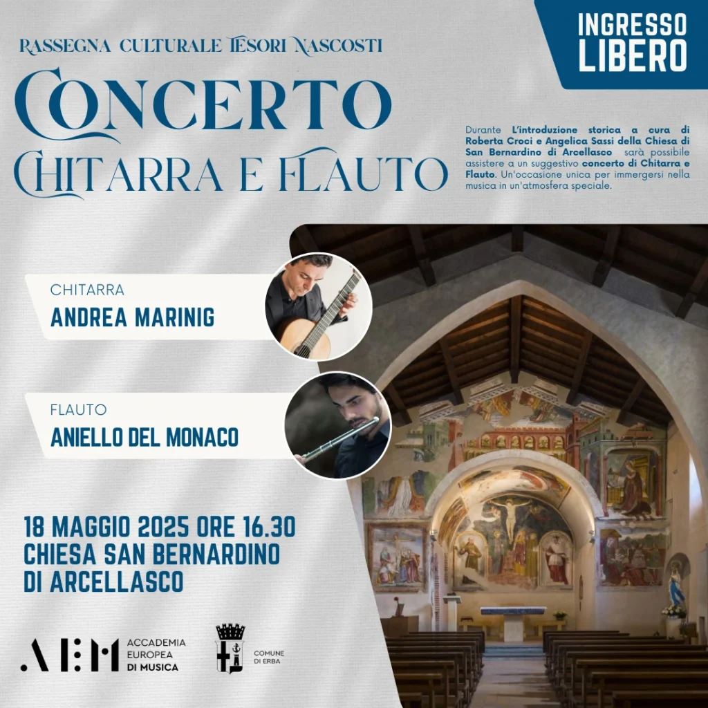 tesori nascosti di erba rassegna culturale accademia europea di musica concerto 18 maggio