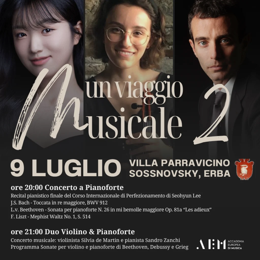 un viaggio musicale due accademia europea di musica concerto pianiesto esame finale luglio